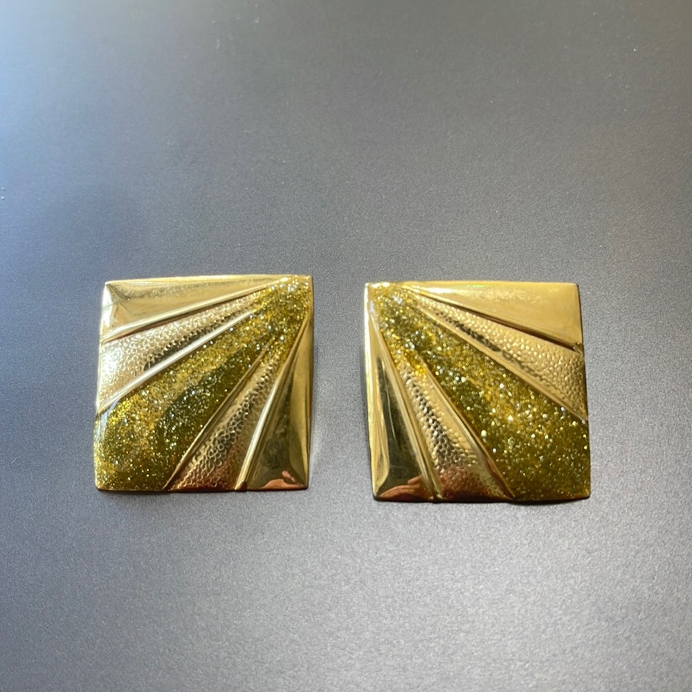 Vintage diamond dust earrings